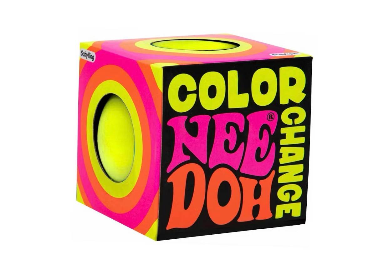 NeeDoh Color Change Squishy Fidget Toy Yellow