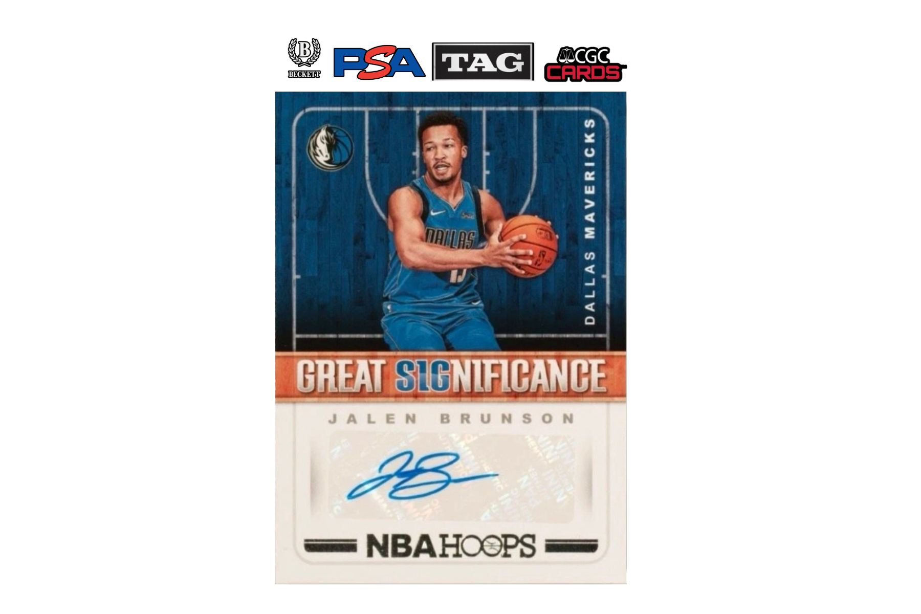 2018-19 Panini Hoops Jalen Brunson #GS-JB Great Significance Rookie Autograph