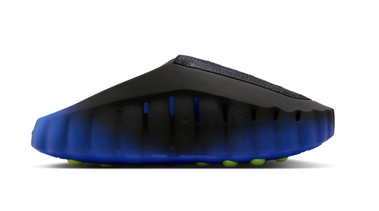 Nike Mind 001 Flyknit Slide Hyper Royal Black