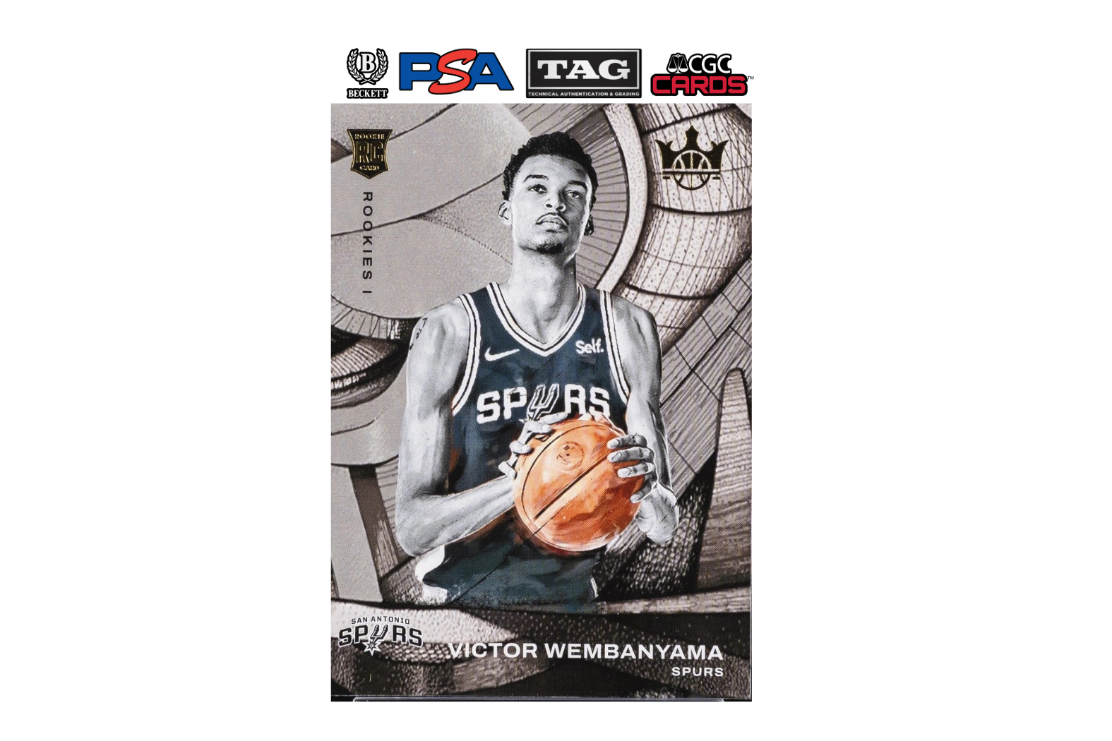 2023-24 Panini Court Kings Victor Wembanyama #73 Rookie Level 1