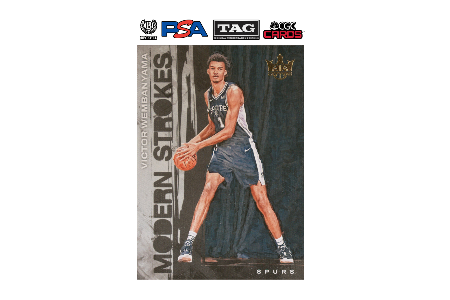 2023-24 Panini Court Kings Victor Wembanyama #27 Modern Strokes