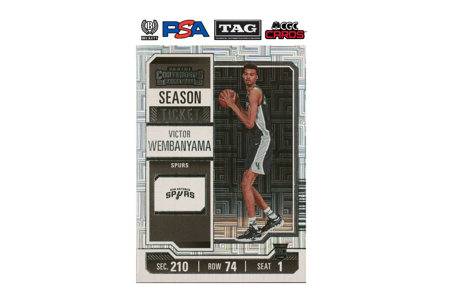 2023-24 Panini Contenders Victor Wembanyama #11