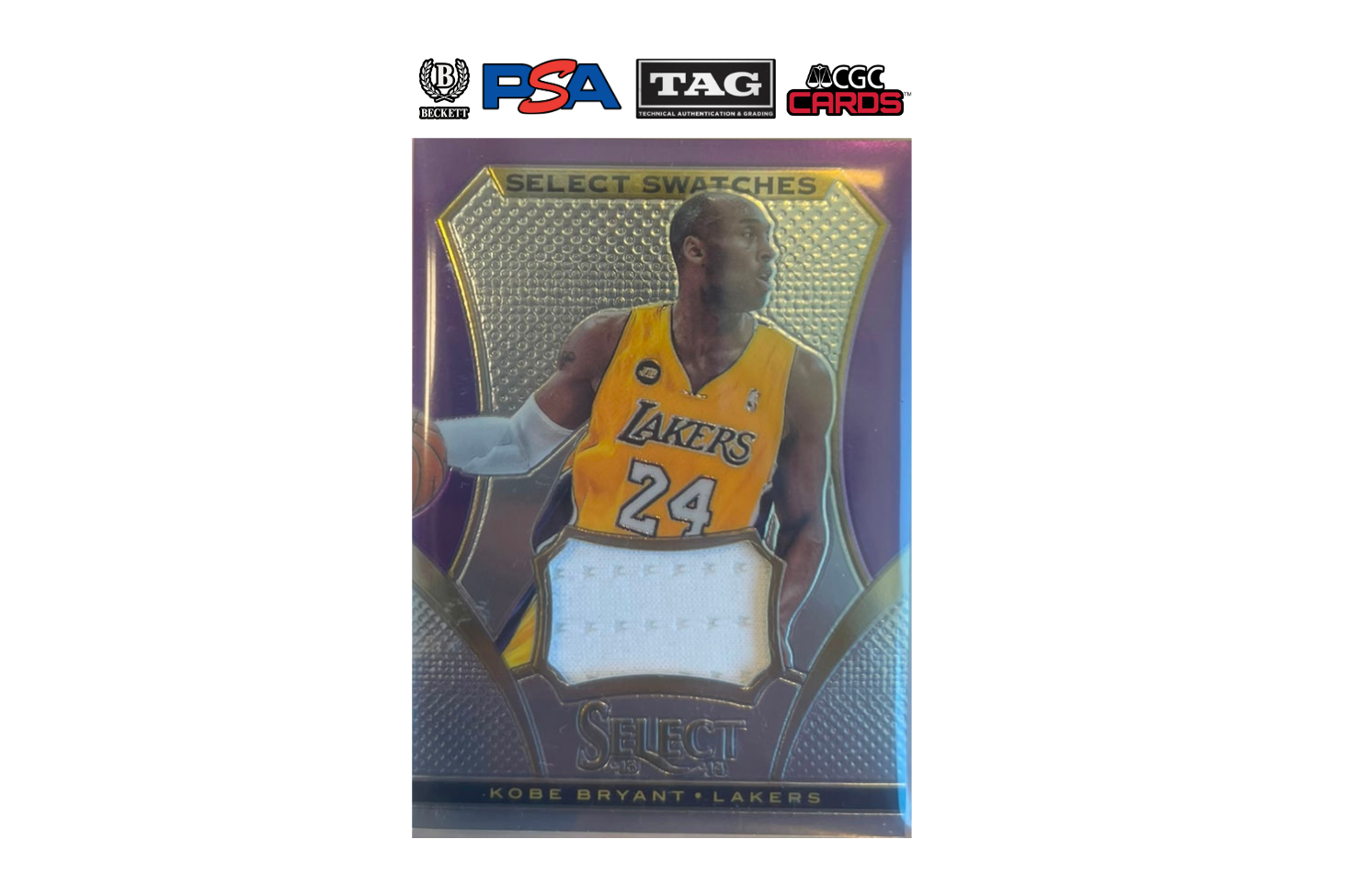 2013-14 Panini Select Kobe Bryant #96 Select Swatches