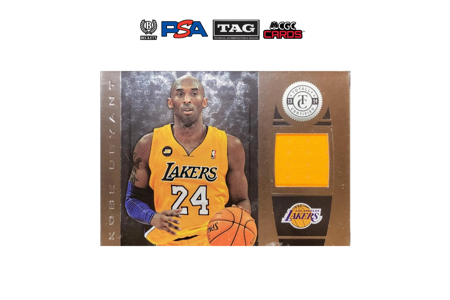 2013-14 Totally Certified  Kobe Bryant #48 Meterials