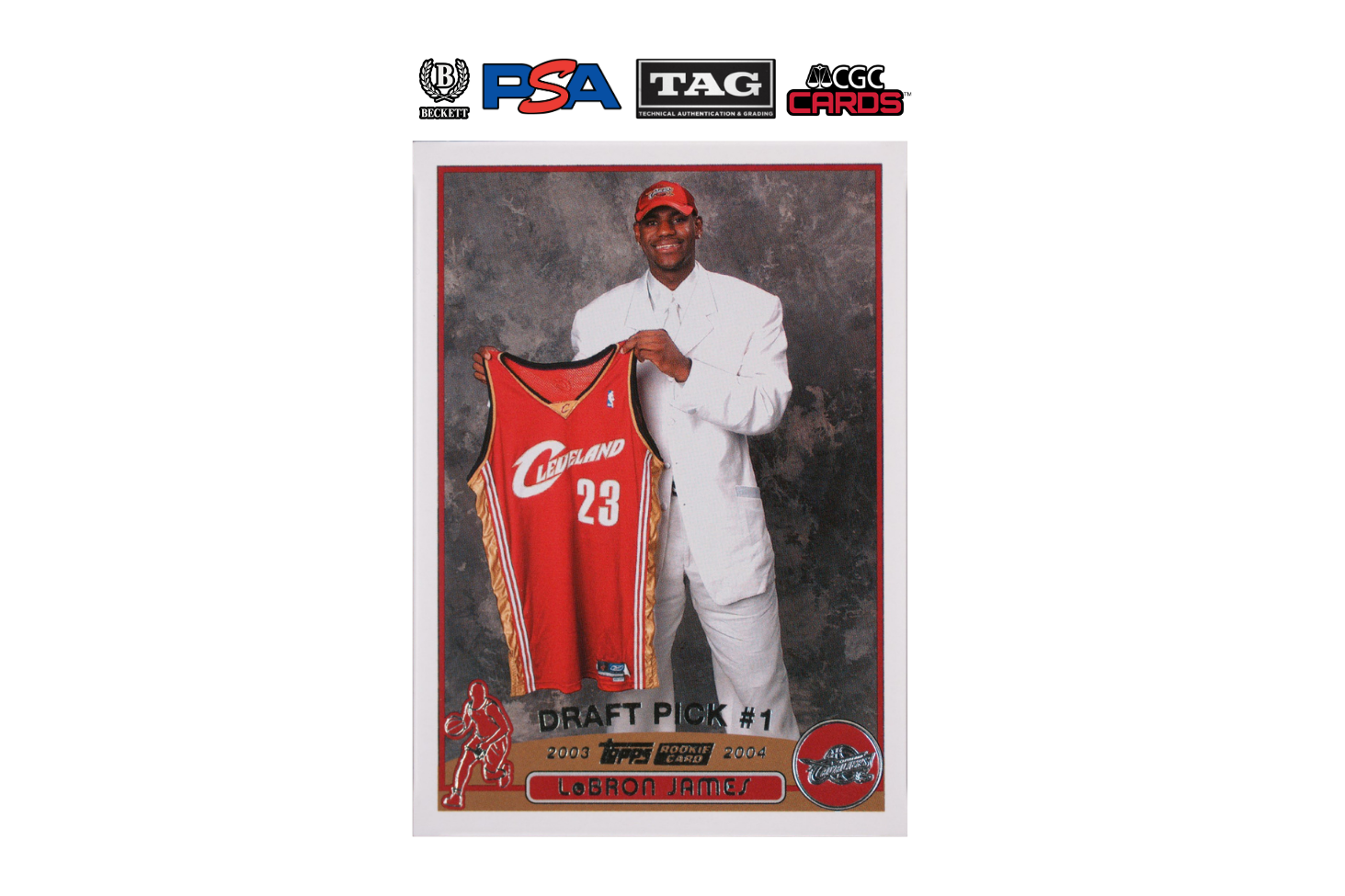 2003-04 Topps LeBron James #221 Base Rookie Card