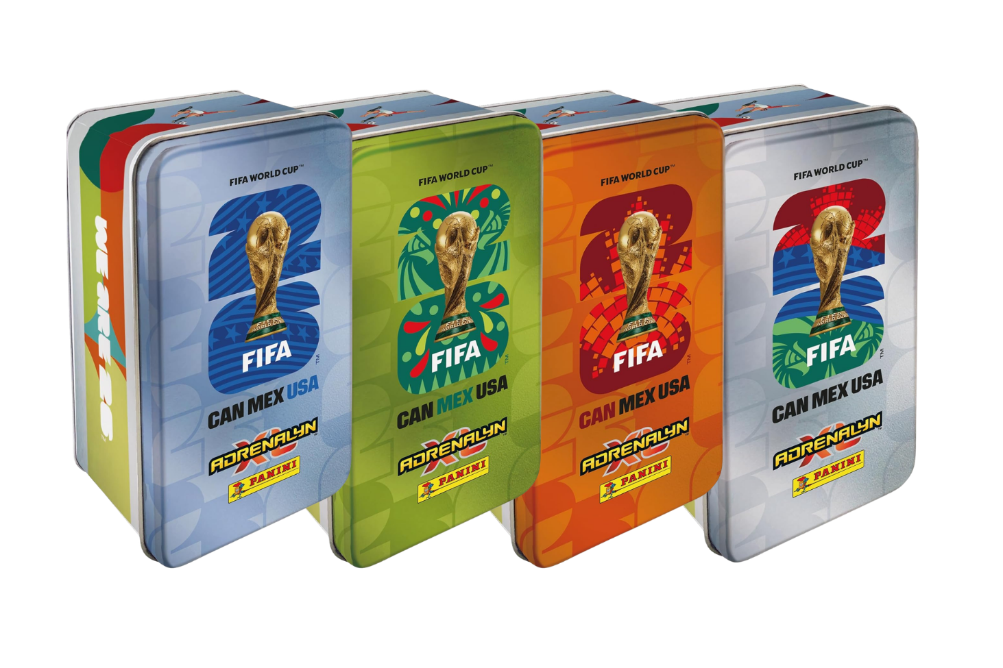 Panini Adrenalyn XL FIFA World Cup 2026 Official Trading Cards Collectible Football Card Game - Classic Tin (Assorted, Art Work may Vary)