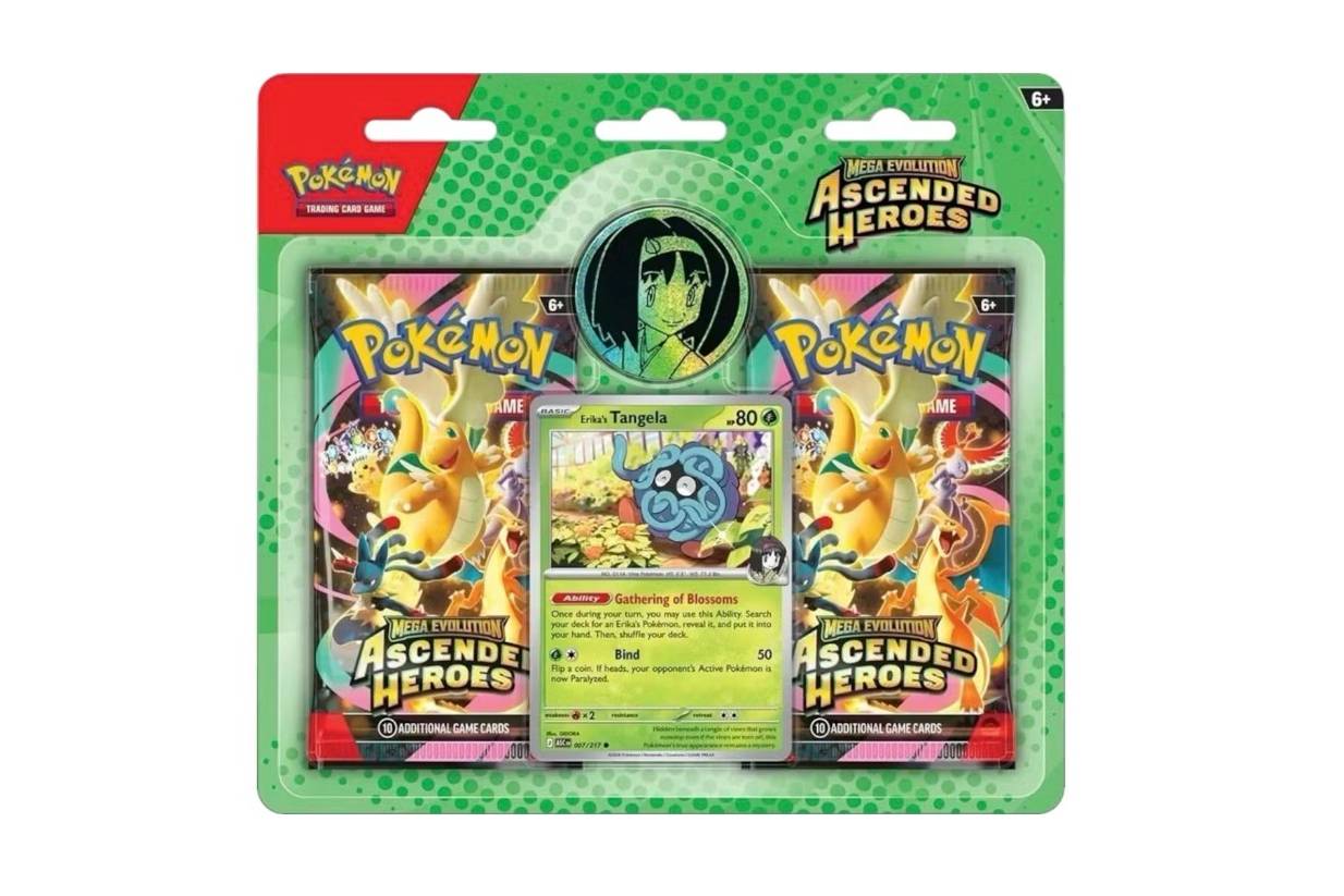 2026 Pokémon Mega Evolution Ascended Heroes Erika's Tangela Blister Pack
