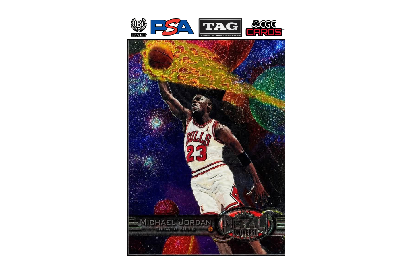 1997-98 Skybox Metal Universe  Michael Jordan #23 