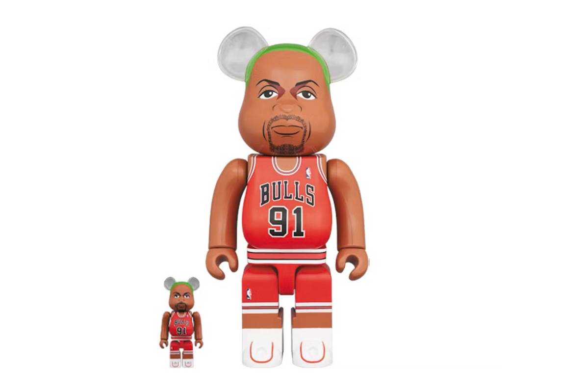 Bearbrick Dennis Rodman (Chicago Bulls) 100% & 400% Set