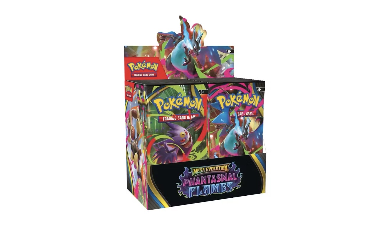 2025 Pokémon Mega Evolution Phantasmal Flames Booster Box