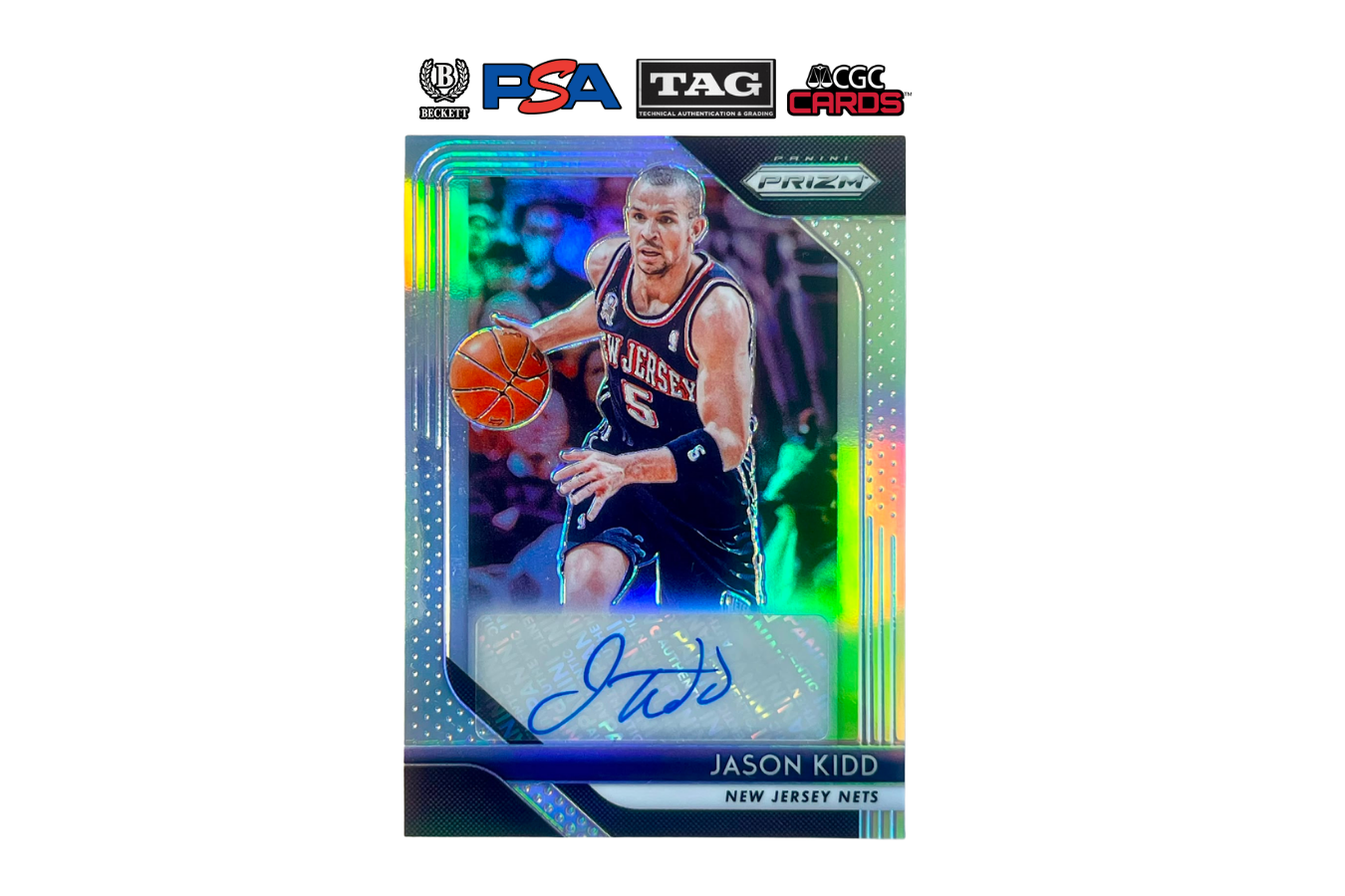 2018-19 Panini Prizm Jason Kidd #S-JKD Signatures