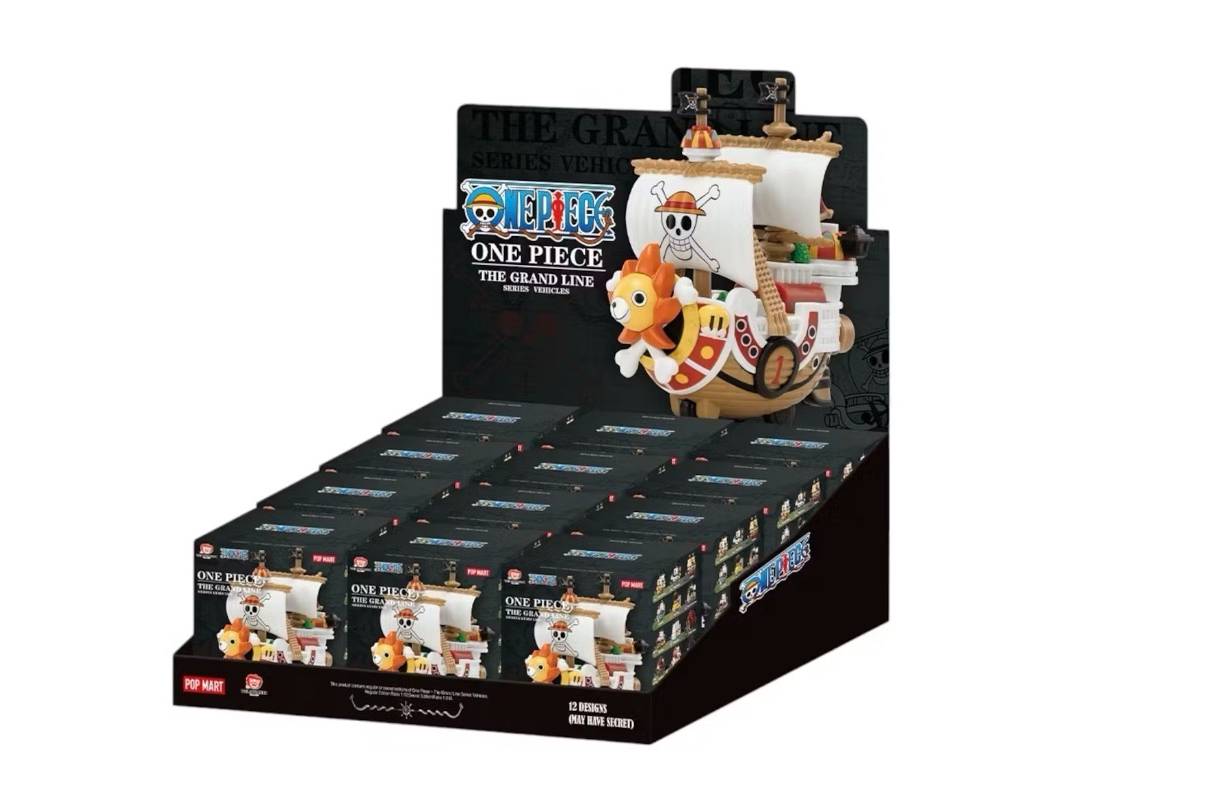 Pop Mart One Piece The Grand Line Series Vehicles Figure Sealed Case (12 Blind Box)