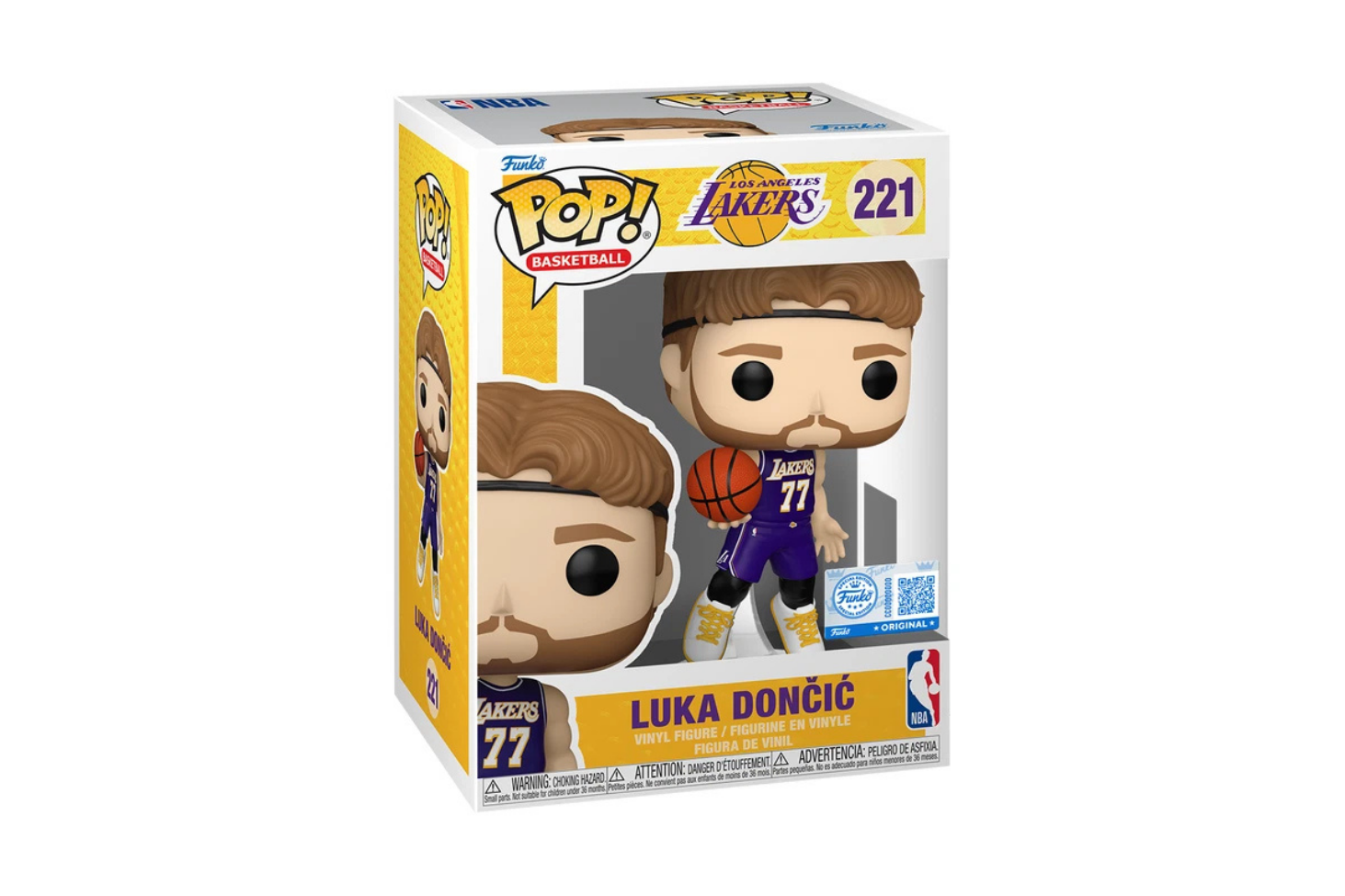 Funko Pop! Basketball Los Angeles Lakers Luka Doncic #221