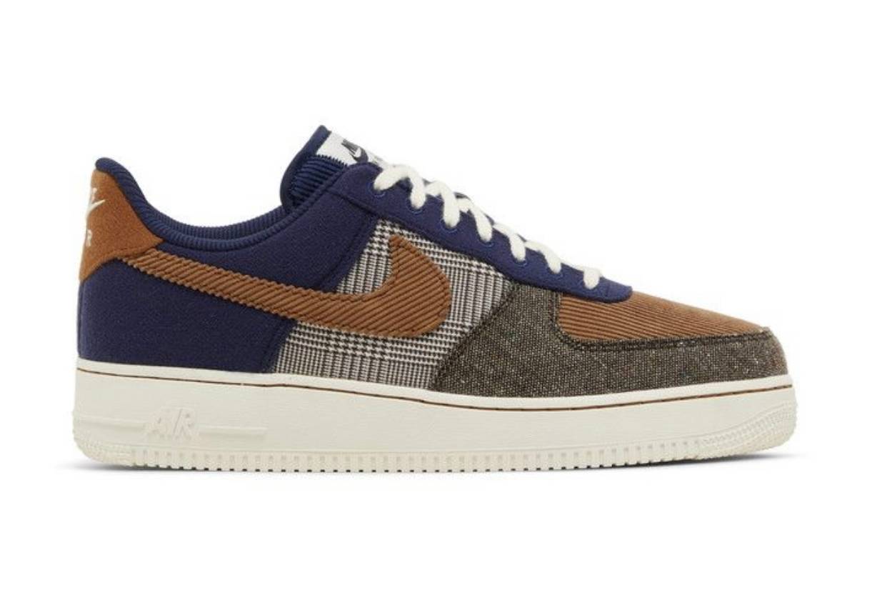 Nike Air Force 1 Low '07 PRM Tweed Midnight Navy Corduroy