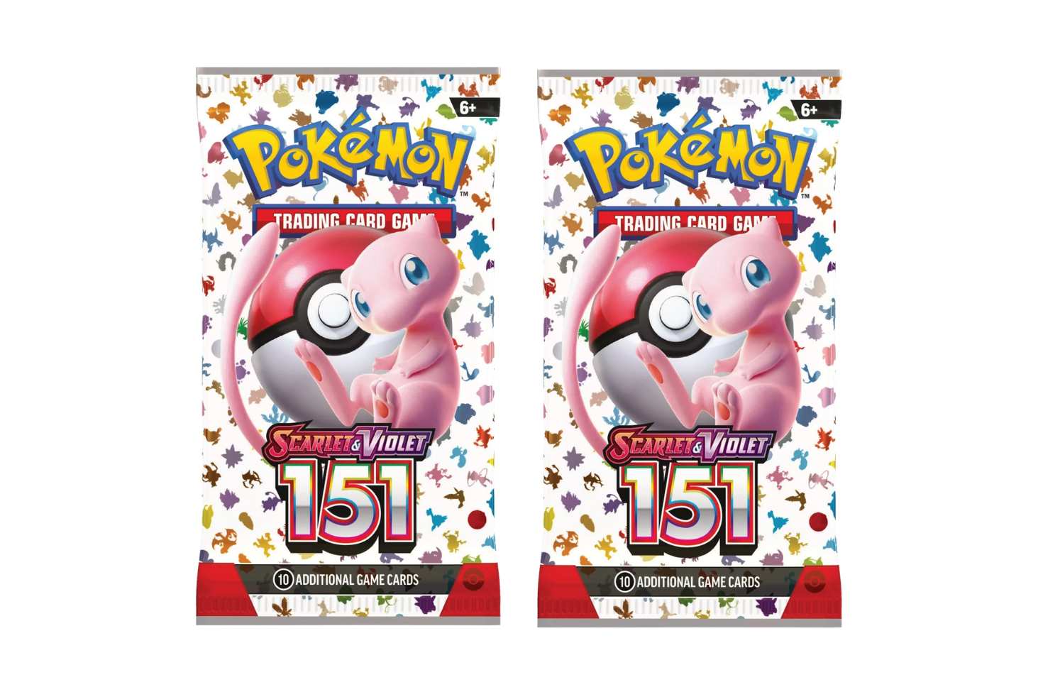 2023 Pokémon Scarlet & Violet 151 Booster Pack Lot of 2