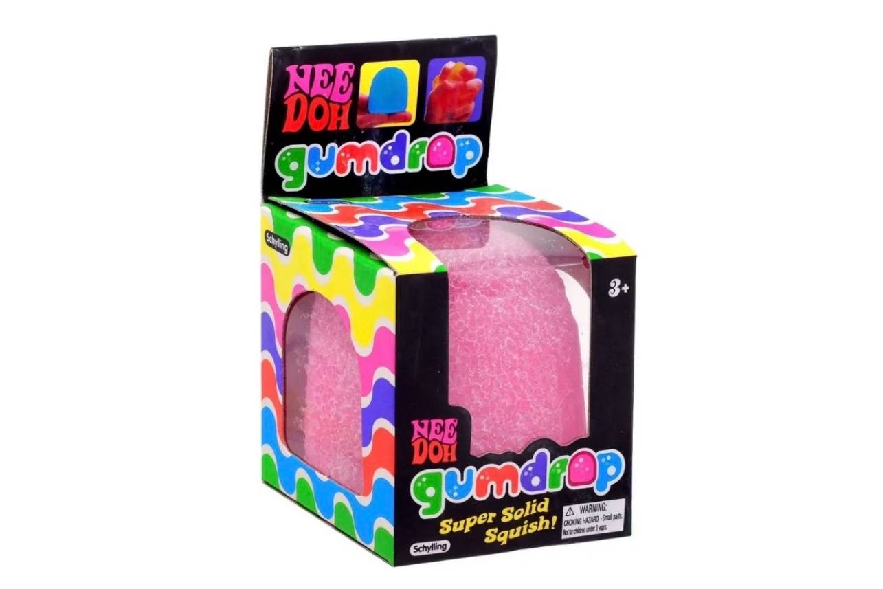 NeeDoh Gumdrop Squishy Fidget Toy Pink
