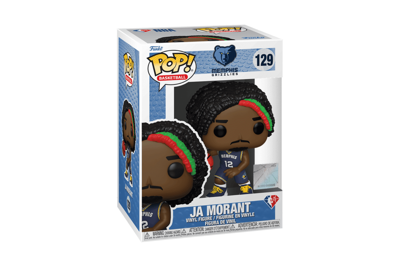 Funko Pop! Basketball Memphis Grizzlies  21-22 NBA City Edition Ja Morant #129