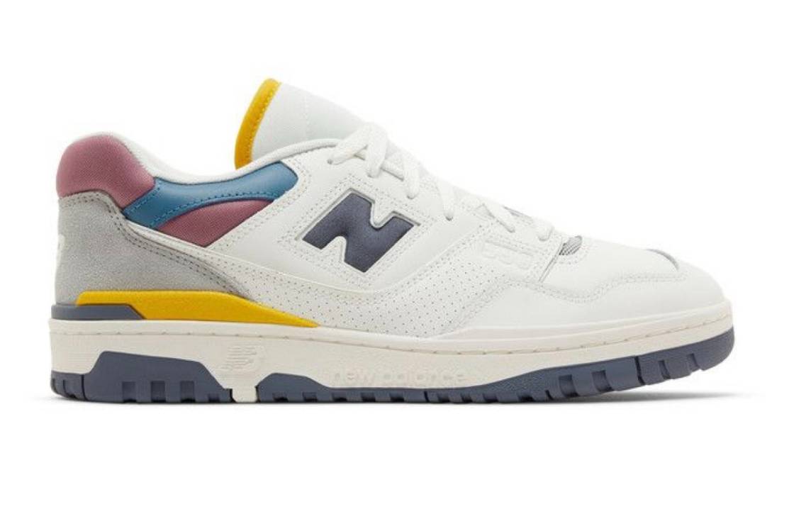 New Balance 550 Sea Salt Rosewood Lemon