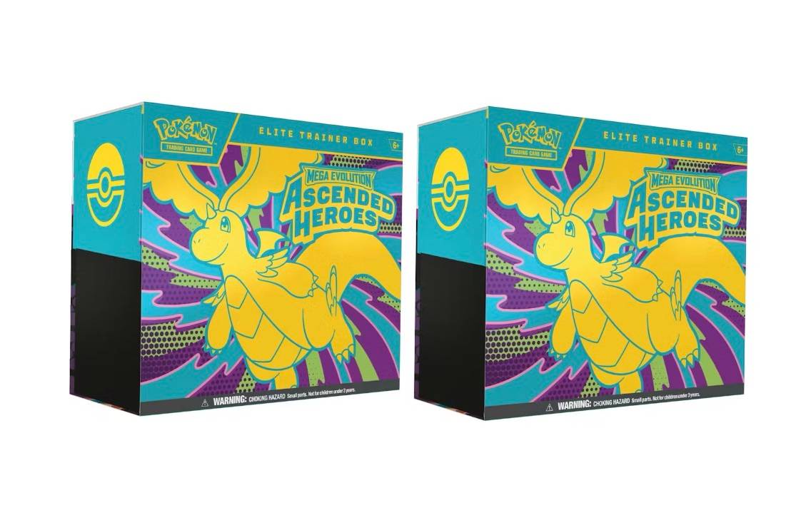 2026 Pokémon Mega Evolution Ascended Heroes Elite Trainer Box 2x Lot
