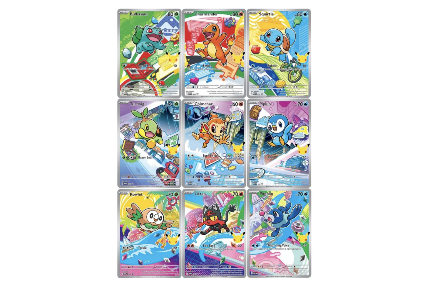 2026 Pokémon Mega Evolution First Partner Illustration Collection Series 1 Complete Set