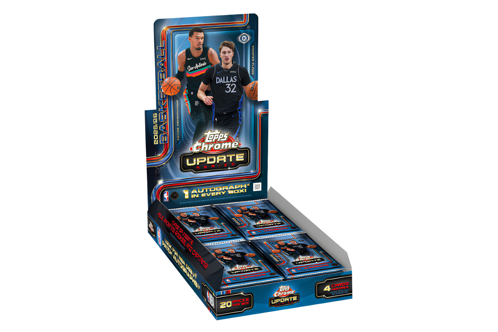 2025-26 Topps Chrome Update Basketball Hobby Box