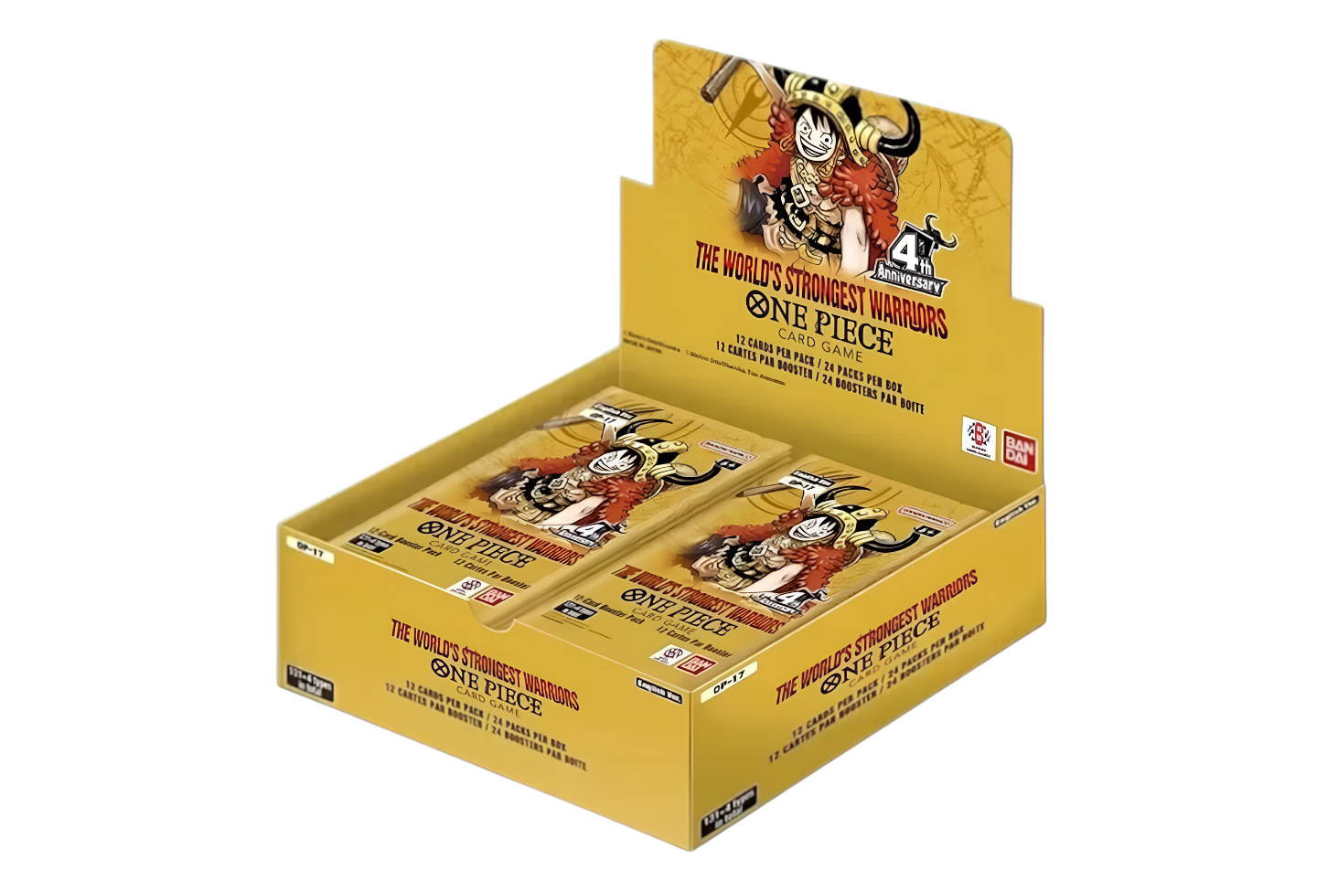 2026 Bandai One Piece Card Game The Worlds Strongest Warriors (OP-17) Booster Box