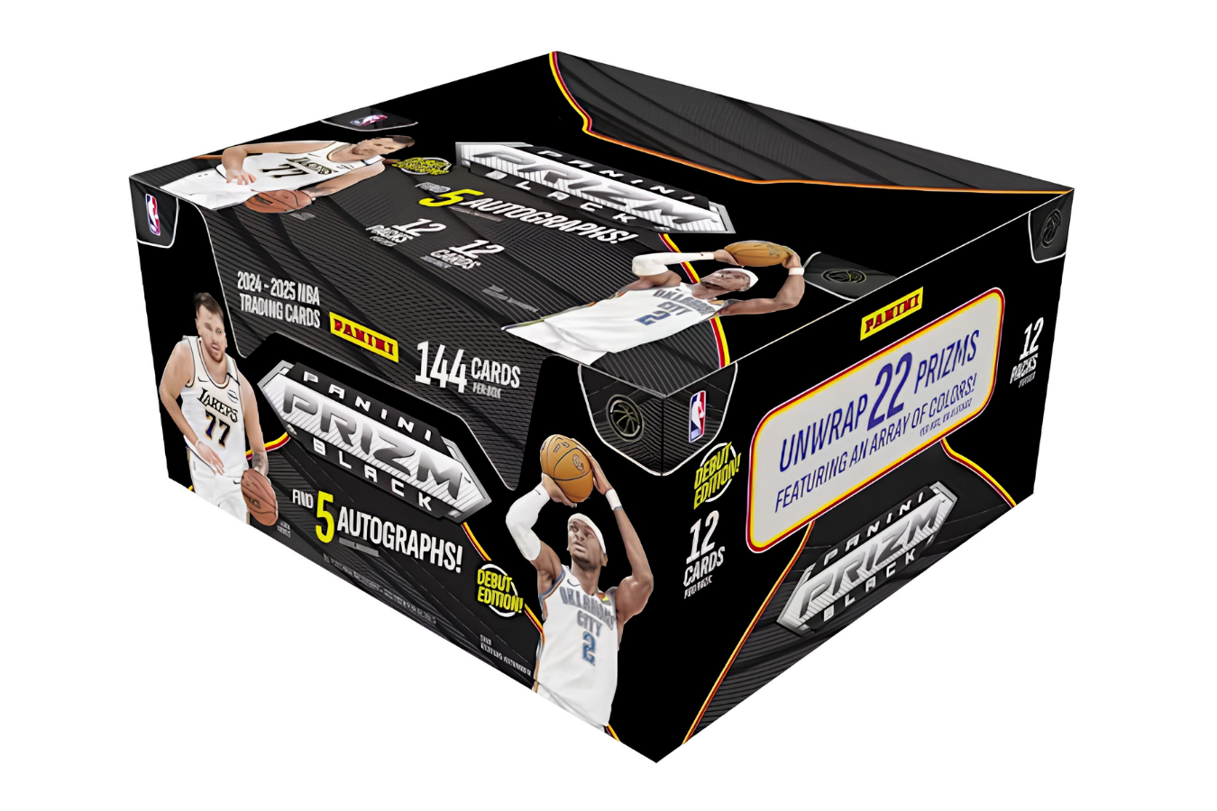 2024-25 Panini Prizm Black Basketball Hobby Box