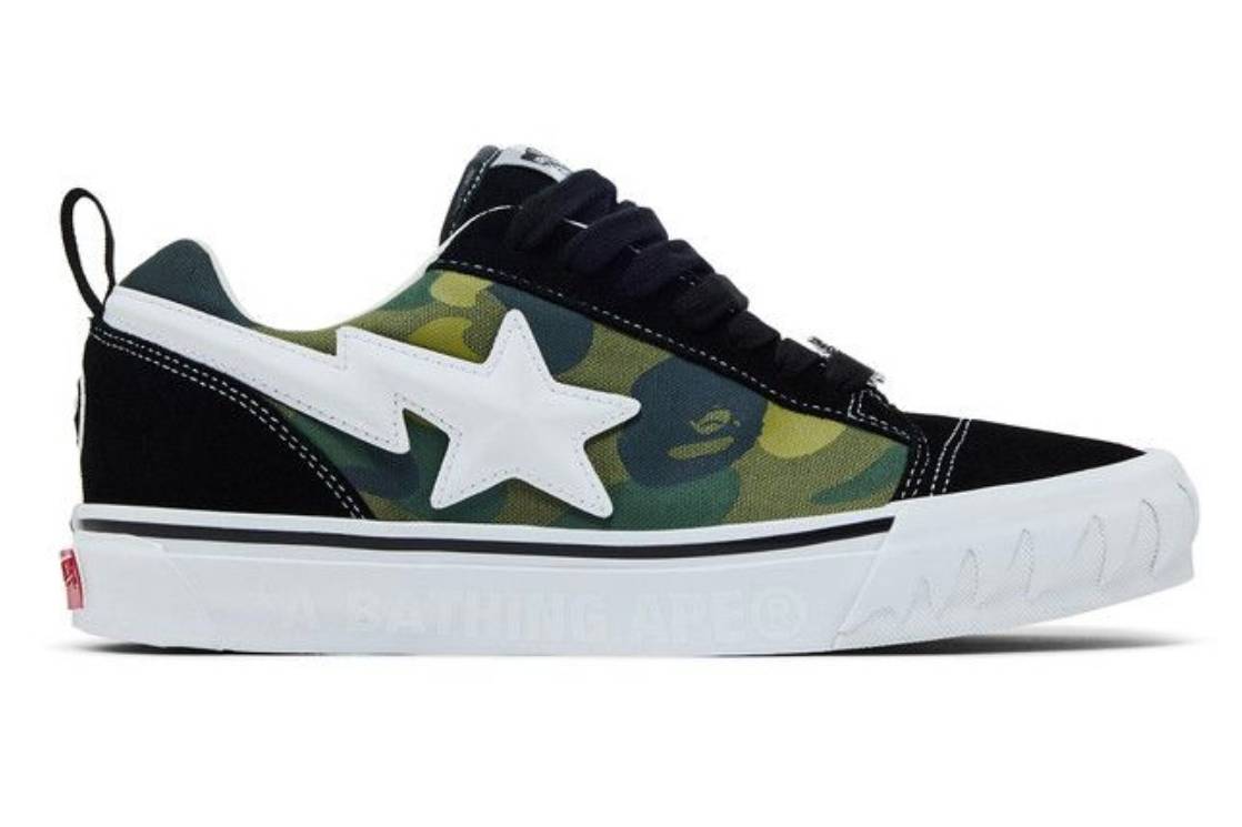 Vans Knu Skool Bape Camo Green