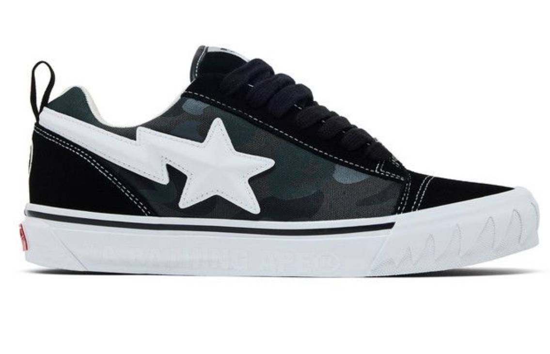 Vans Knu Skool Bape Camo Black