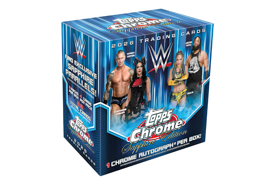 2026 Topps Chrome Sapphire WWE Booster Box