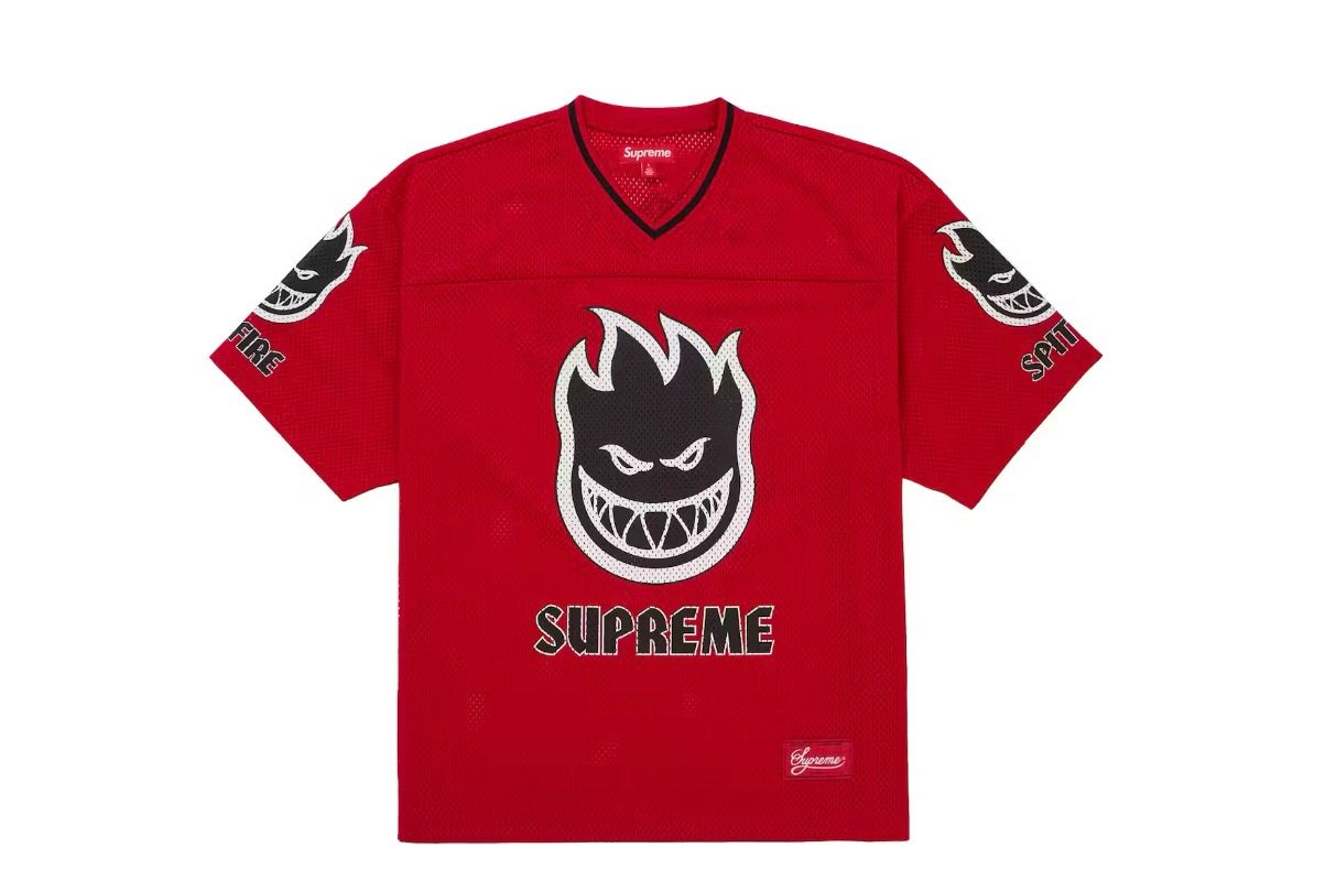 Supreme Spitfire Football Jersey Red