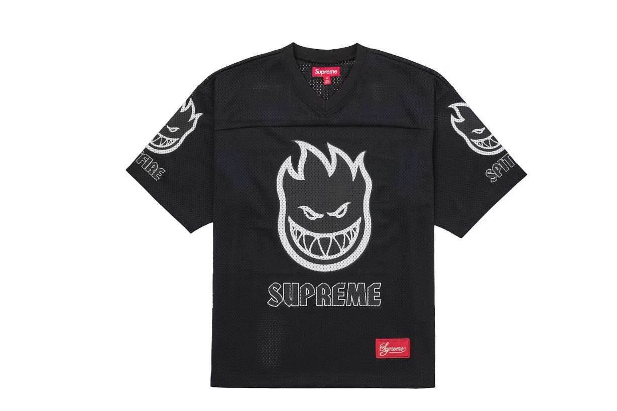 Supreme Spitfire Football Jersey Black