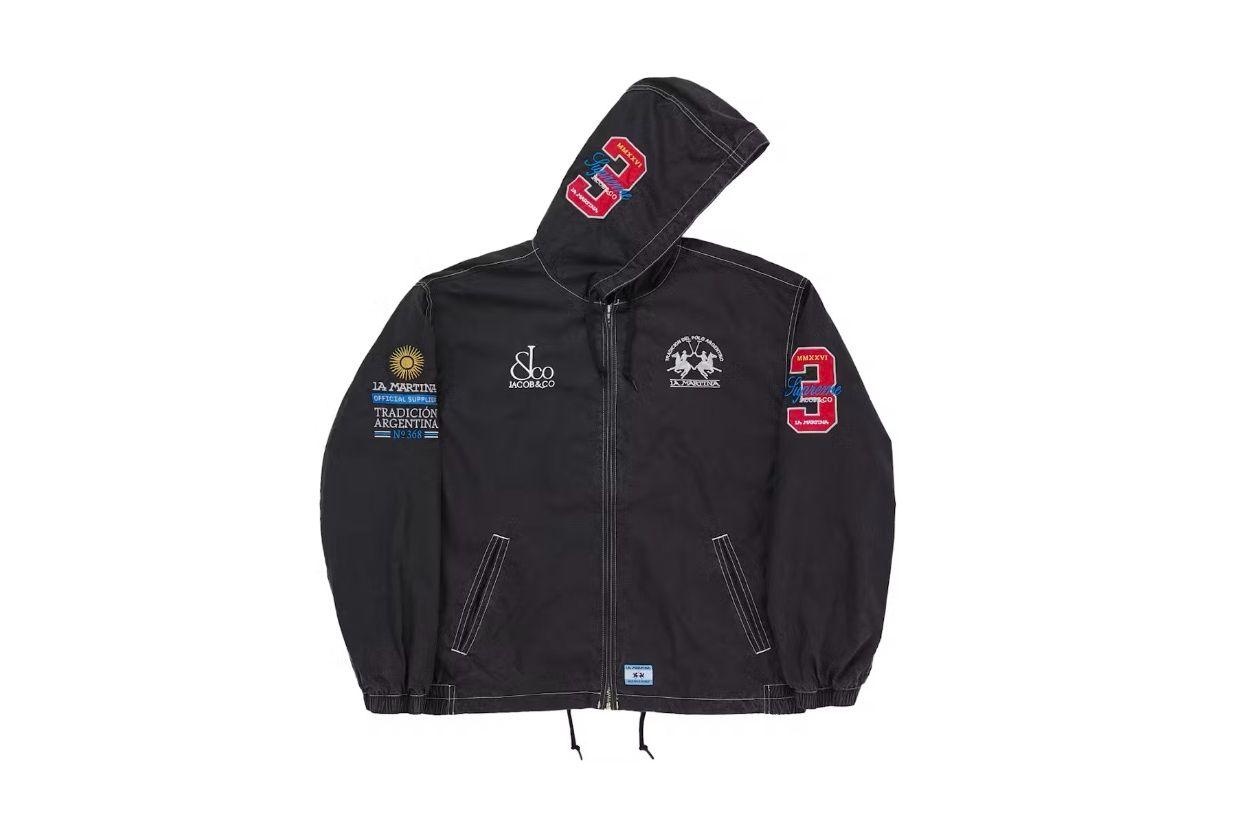 Supreme La Martina Lightweight Hooded Jacket Black