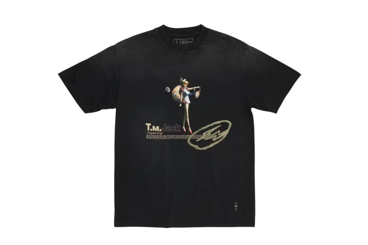 Travis Scott Cactus Jack x Fragment x Takashi Murakami Tokyo Jack Tee Black
