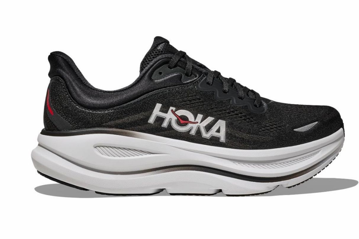 Hoka One One Bondi 9 Black Vermillion