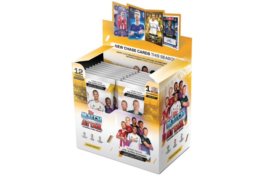 2025-26 Topps Soccer Match Attax Display Box