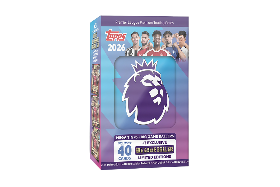 2025-26 Topps Premier League Debut Edition Mega Tin ( Artwork May Vary )
