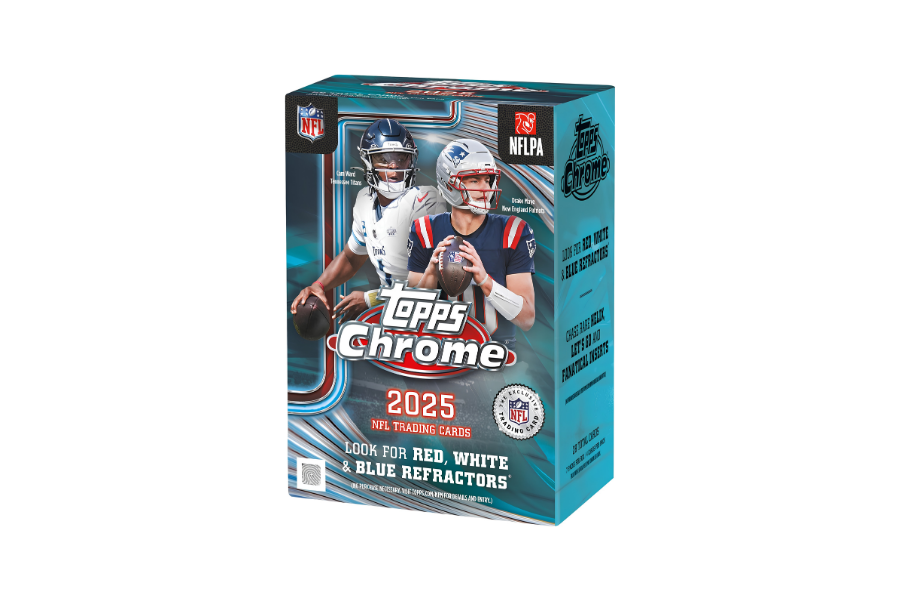 2025 Topps Chrome Football NFL Value Box