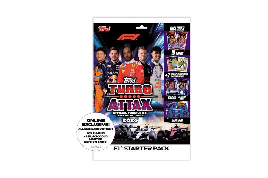 2026 Topps Formula 1 Turbo Attax Starter Pack Online Exclusive