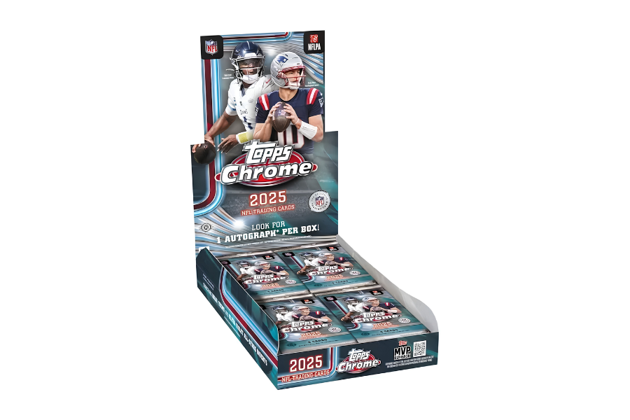 2025 Topps Chrome Football Hobby Box