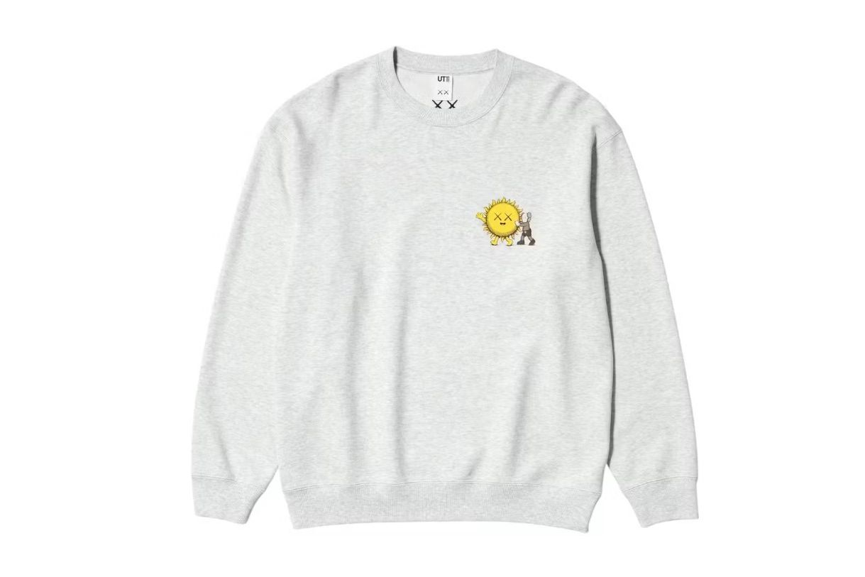 Uniqlo KAWS UNIVERSE Sweatshirt Heather Gray